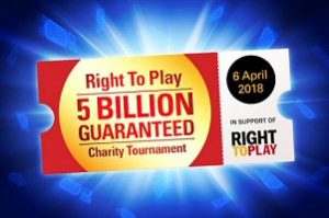 PokerStars hosting Free Poker Tournament to benefit Right to Play