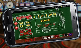 Playing Craps Online with a Mobile Device