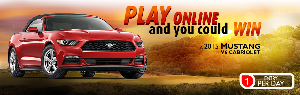 Win a 2015 Mustang V6 Cabriolet at Espacejeux