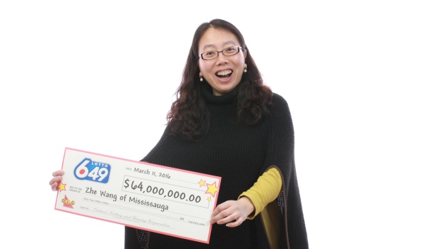 Record Canadian Lottery Prize Winner Zhe Wang