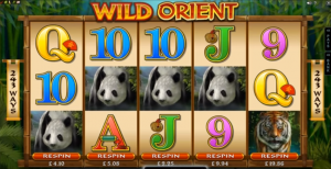Wild Orient Slot Respin Feature