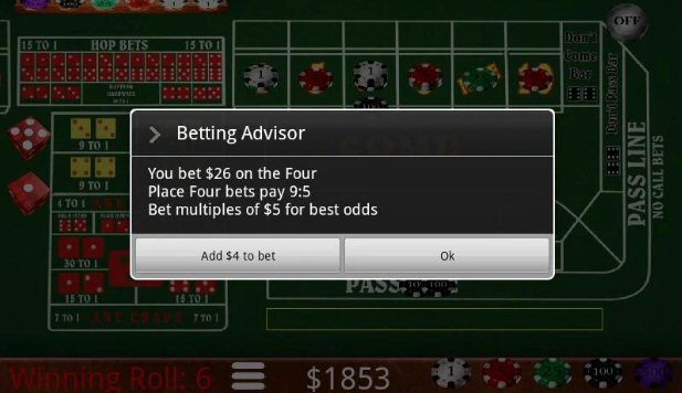 Craps Trainer App