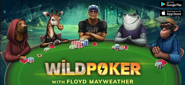 Floyd Mayweather on Mobile Casino App Wild Poker