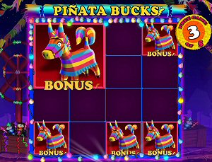 Pinata Bucks Slot Feature Reelfecta Lock Spins