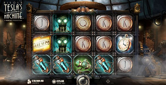 Slot Review Nikola Tesla's Incredible Machine