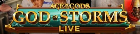 Playtech Live Casino Slots Age of the Gods: God of Storms Live