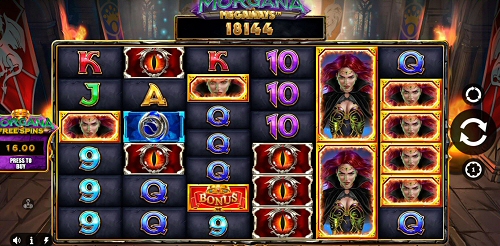 New Megaways Slot featuring Morgana le Fay